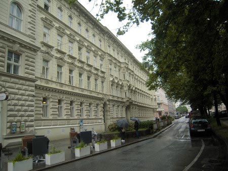 Edificio in stile barocco a Salisburgo Edificio in stile barocco a Salisburgo