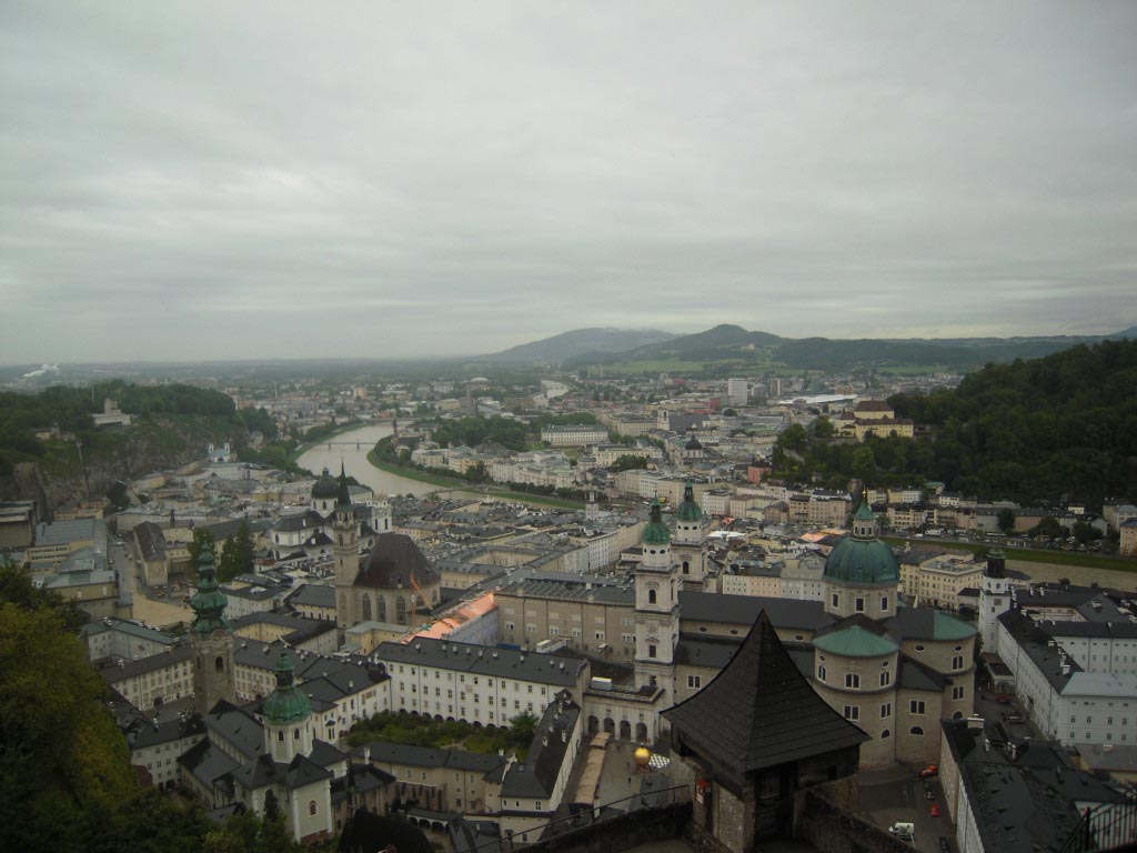 Fortezza Hohensalzburg - vista dall'alto