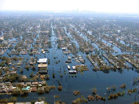 Uragano Katrina 2015 - effetti alluvione