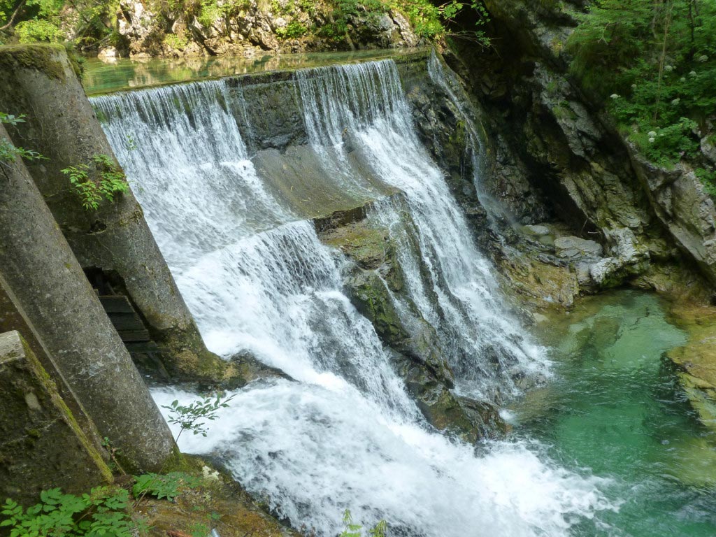 Slovenia - Gola di Vintgar - piccola cascata