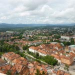 Slovenia - Lubiana - Panoramica dall'alto
