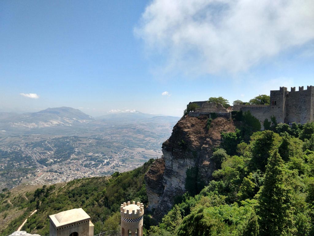 Sicilia occidentale - Erice - Panorama della Sicilia