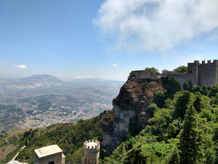 Sicilia occidentale - Erice - Panorama della Sicilia Sicilia occidentale - Erice - Panorama della Sicilia
